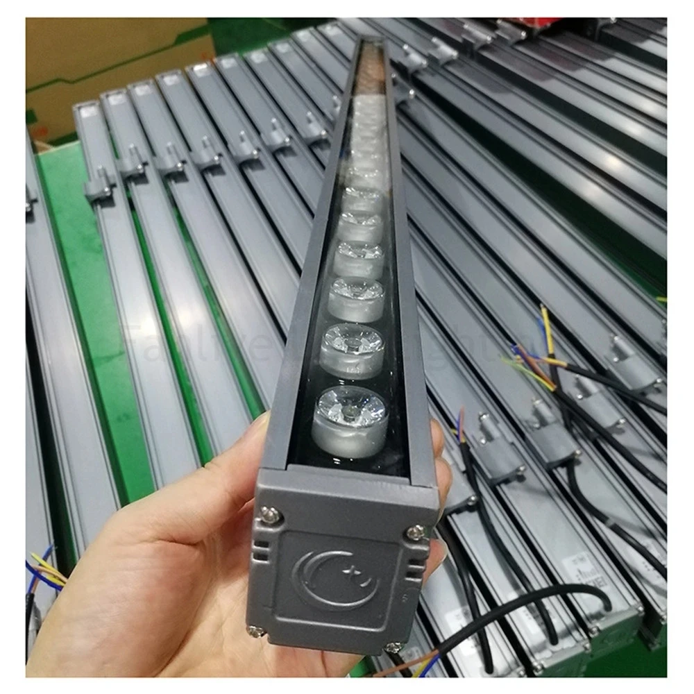 10 Pz 18W 24W 36W Led Wall Washer Illuminazione Esterna W40Xh55Mm Dc24V 110V 220V Led Faretto Rgb Proiettore Luce Da Giardino