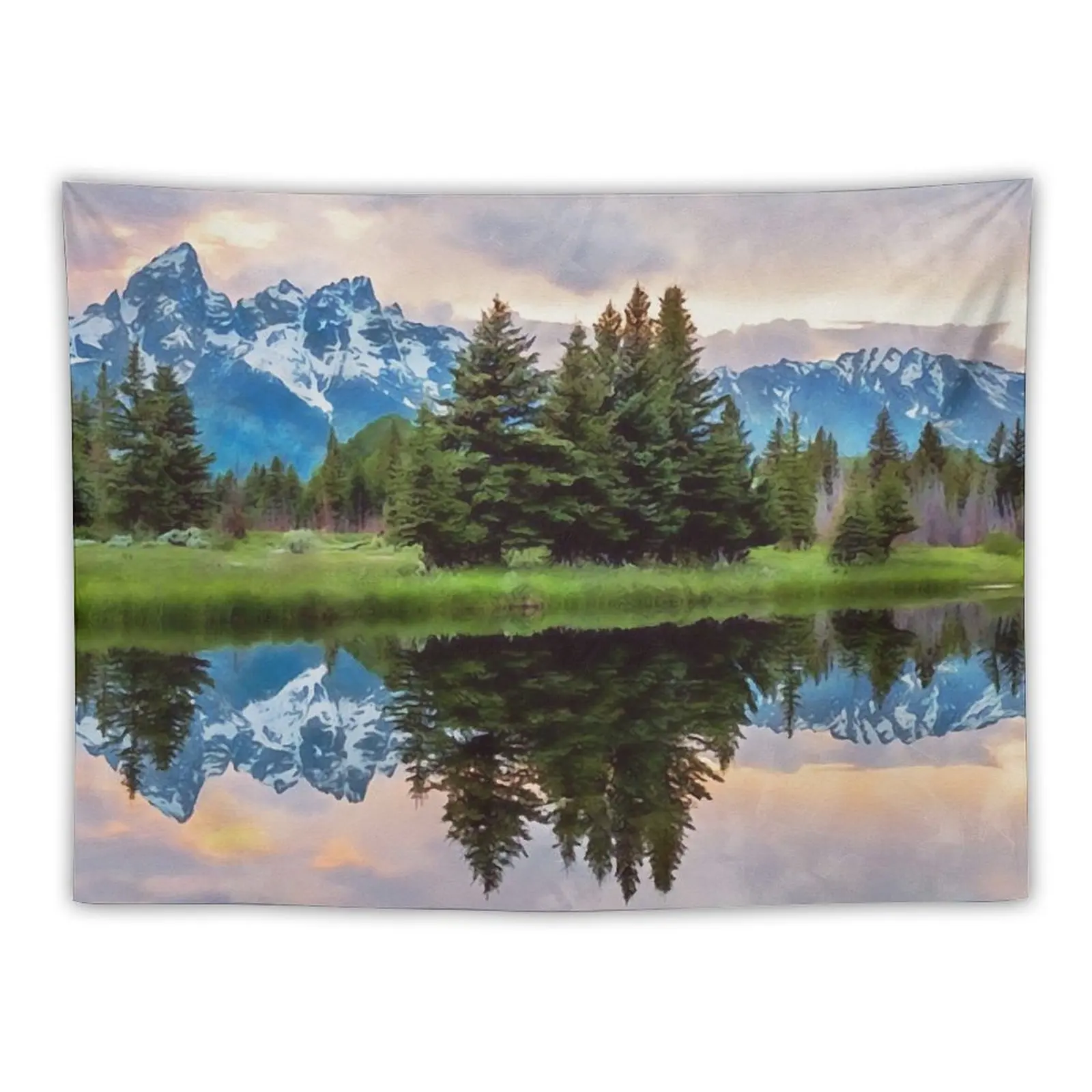 

Wyoming, Grand Teton National Park Tapestry Room Decor Aesthetic Bedroom Decoration For Home Wallpaper Tapestry