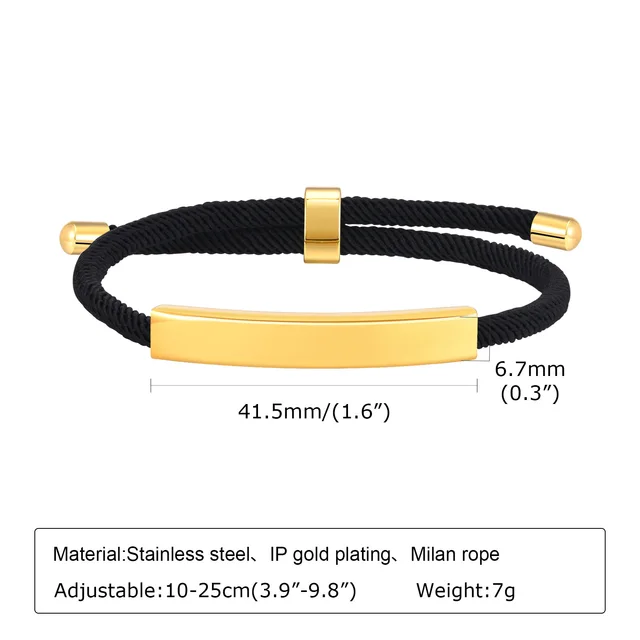 Mprainbow 남성용 맞춤형 ID 바 팔찌: 개인적 의미와 스타일의 완벽한 결합