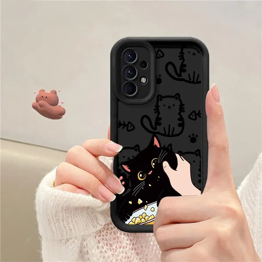 Soft Cartoon Cute Little Cat Phone Case