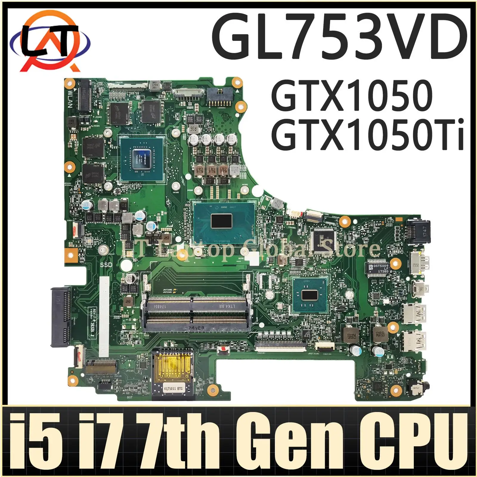 Mainboard-For-ROG-GL753VD-GL753VE-FX753V-ZX753V-GL753V-GL753-Laptop ...