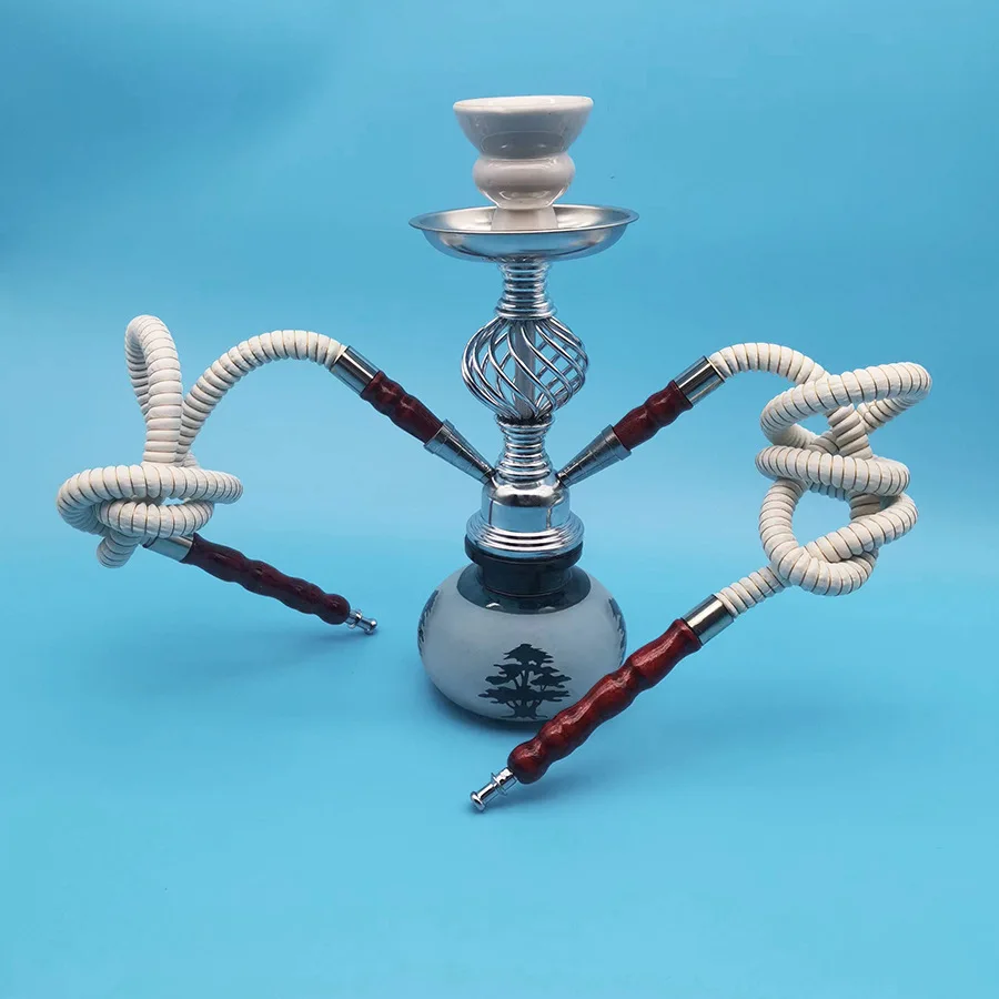 Arabic Water Bottle Single And Double Tube Small Glass Bottle Water Set Hookah Shisha