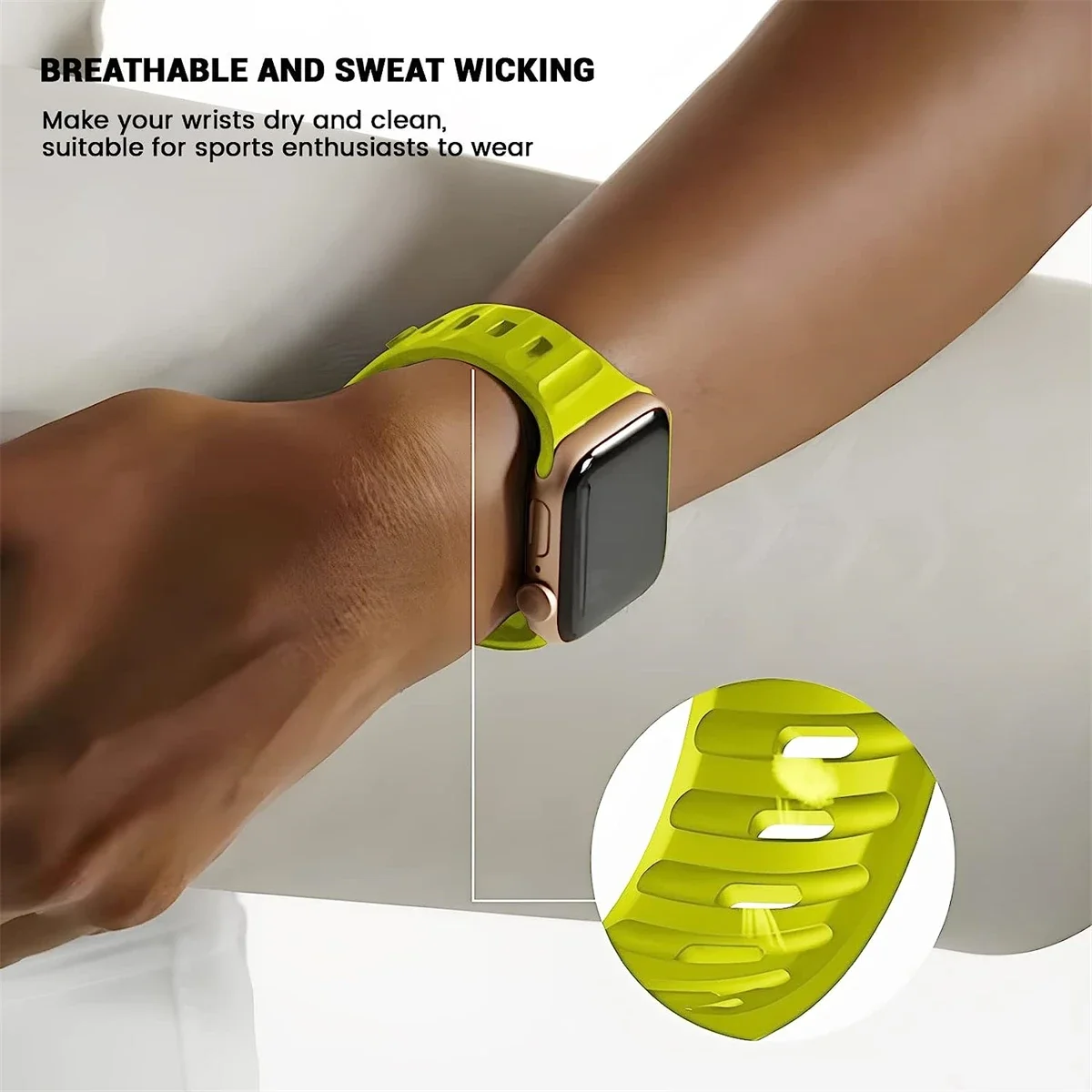 Strap Apple Watch Band 44mm 45mm 49mm 41mm 40mm 42mm 38mm Soft Silicone Sport Bracelet Iwatch Serise 8 7 SE 6 5 9 Ultra 49mm watch strap