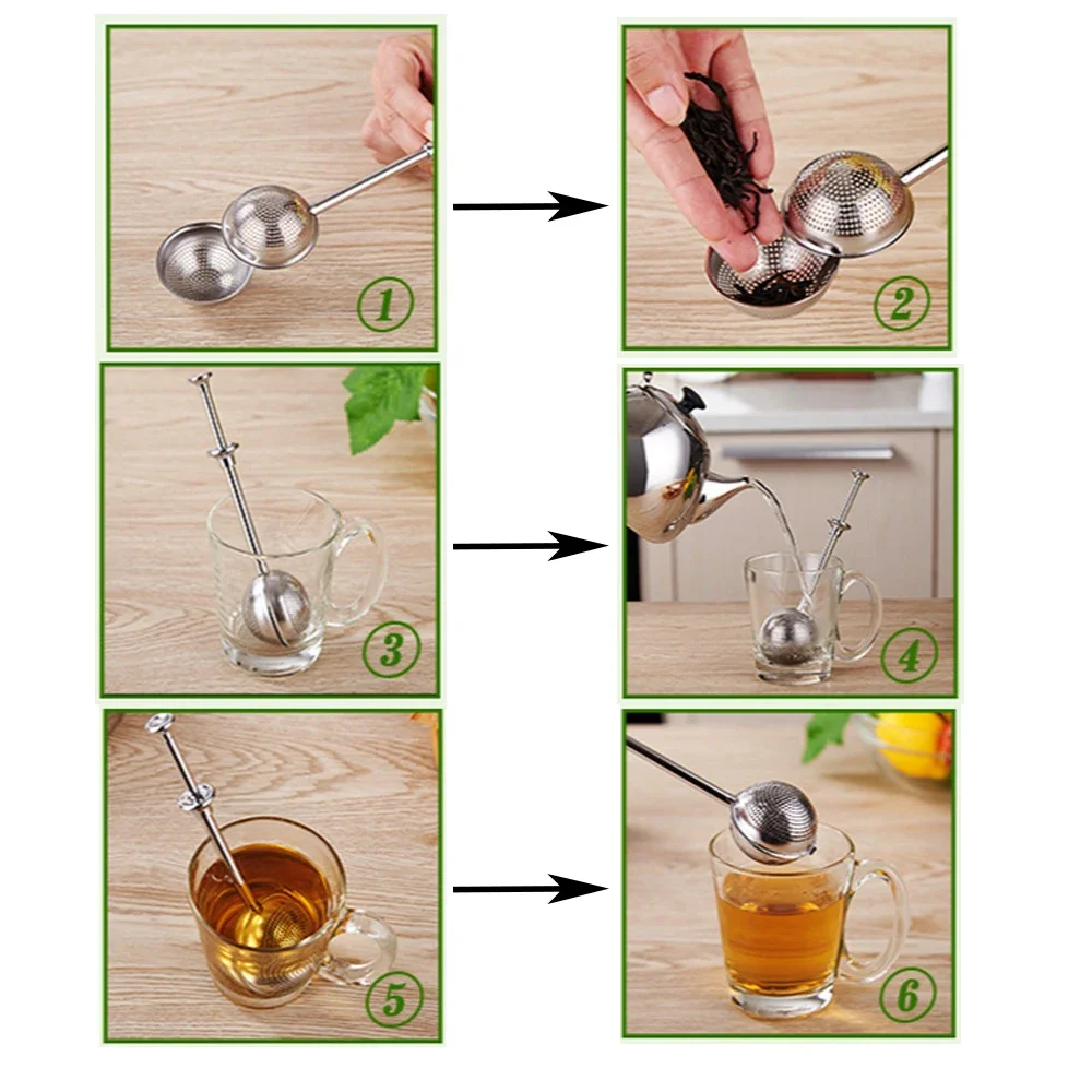Tea infuser tea strainer tea filter Tea Infuser Sieve Tools For Spice Bags Infusor Stainless Steel Ball Tea Filter Maker Brewing Items Services Teaware Strainer