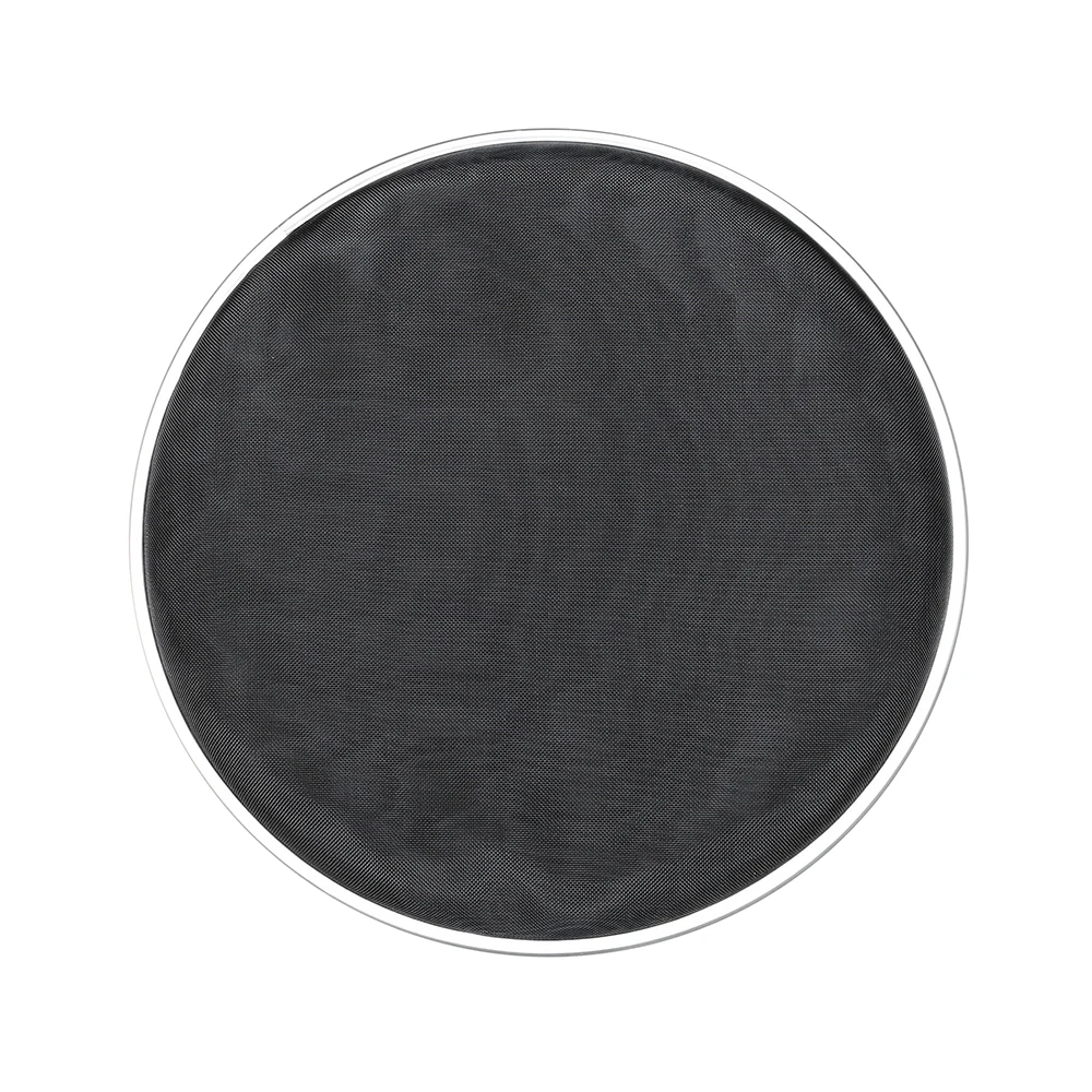 10-Inch Nylon Silent Mute Drum Skin Mesh Drum Head Black Double Layer Nylon For Bass Drum Percussion Instrument Parts Accessory