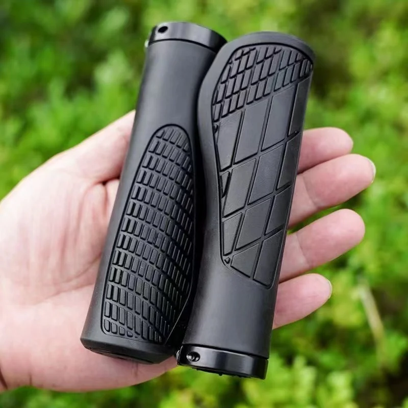Bicycle Handlebar Grips Rubber MTB Grips Lock-on Grip Shockproof Anti-slip Mountain Bike Handles Cover Cuff BMX Bike Accessories