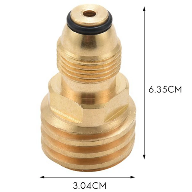 A 2Db Átalakítja Pol Lp Tartály Szervizszelepét Qcc1/Type1 Outlet Brass Adapter Adapterre - Image 4