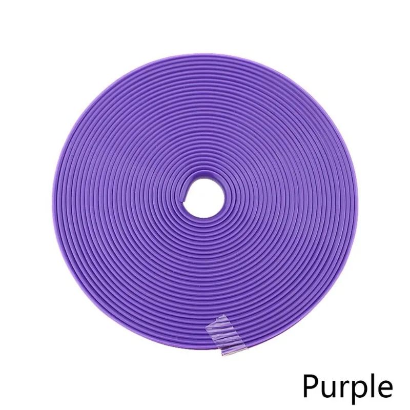 8-Meter Roll Rim Blades: Colorful Wheel Rim Protector Trim and Decor Strip
