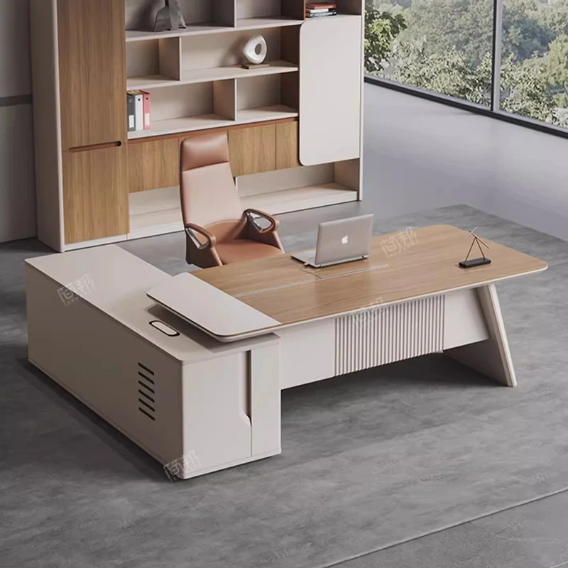 

Modern Italian Coffee Luxury Boss Table Storage Organizers Nordic Office Desk Executive Escritorio Gaming Office Furniture