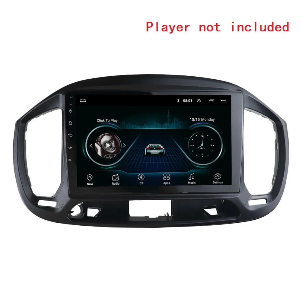 자동차 라디오 설치 DVD GPS Mp5 플라스틱 근막 패널 프레임, 피아트 우노 2015 대시 마운트 키트용, 2 딘, 9 인치