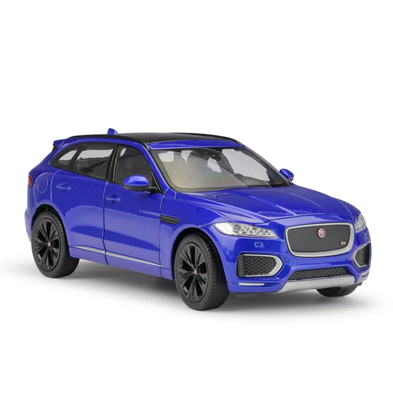 Welly 1:24 Jaguar Jaguar F-pace F 페이스 Fpace 모조 합금 자동차 모델 성인 액세서리 컬렉션