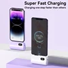 Lenovo Mini Capsule 50000mAh High Capacity Power Bank Portable Wireless Fast Charging External Battery For iPhone Huawei Samsung 4