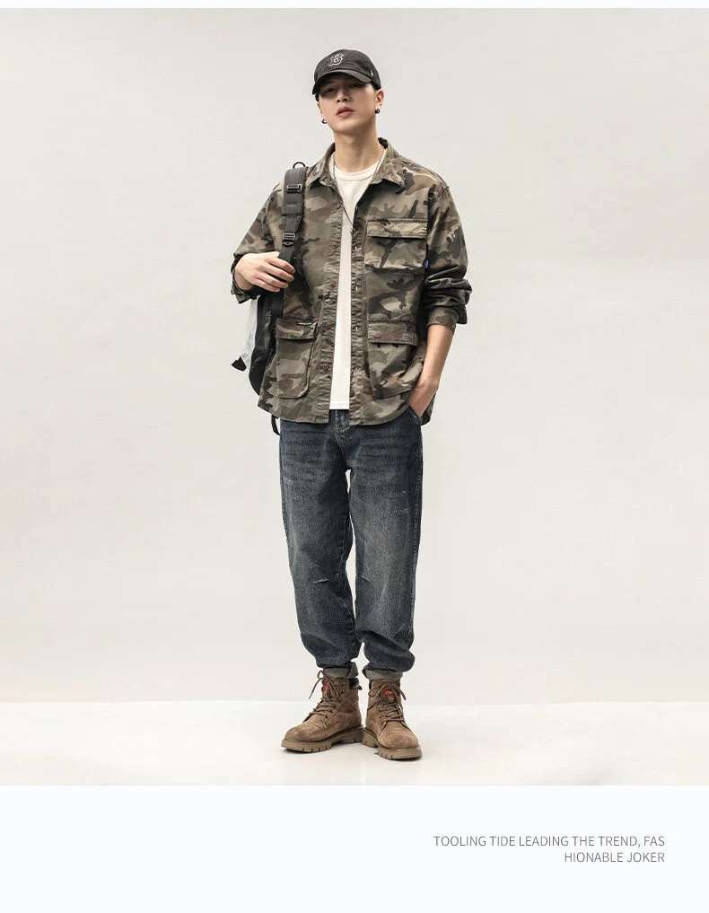 Camouflage Cargo Shirt