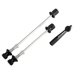 Quick Release Anti-Theft Bicycle Skewer Lever for Mountain and Road Cycling (Black)