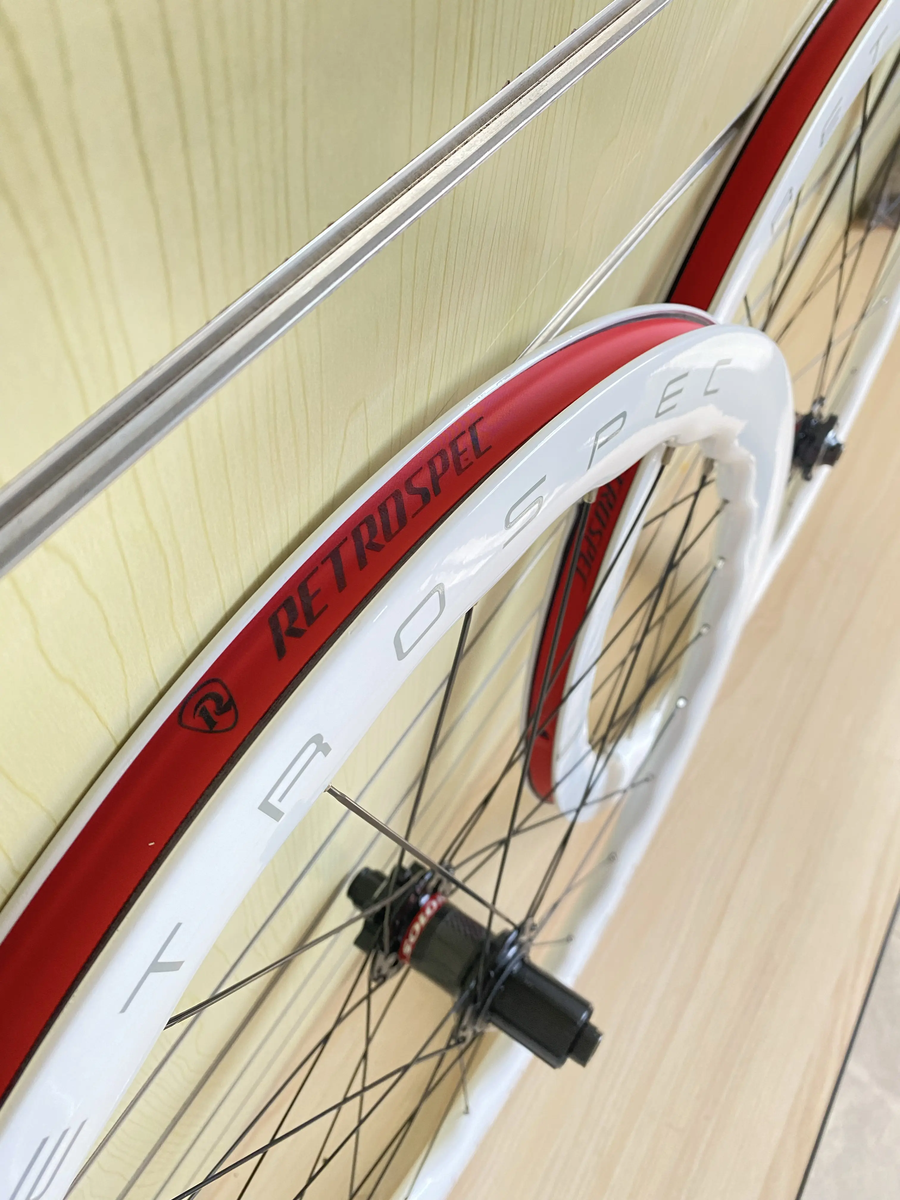 カーボンファイバーロードバイクホイールセット,波状反射,ディスク