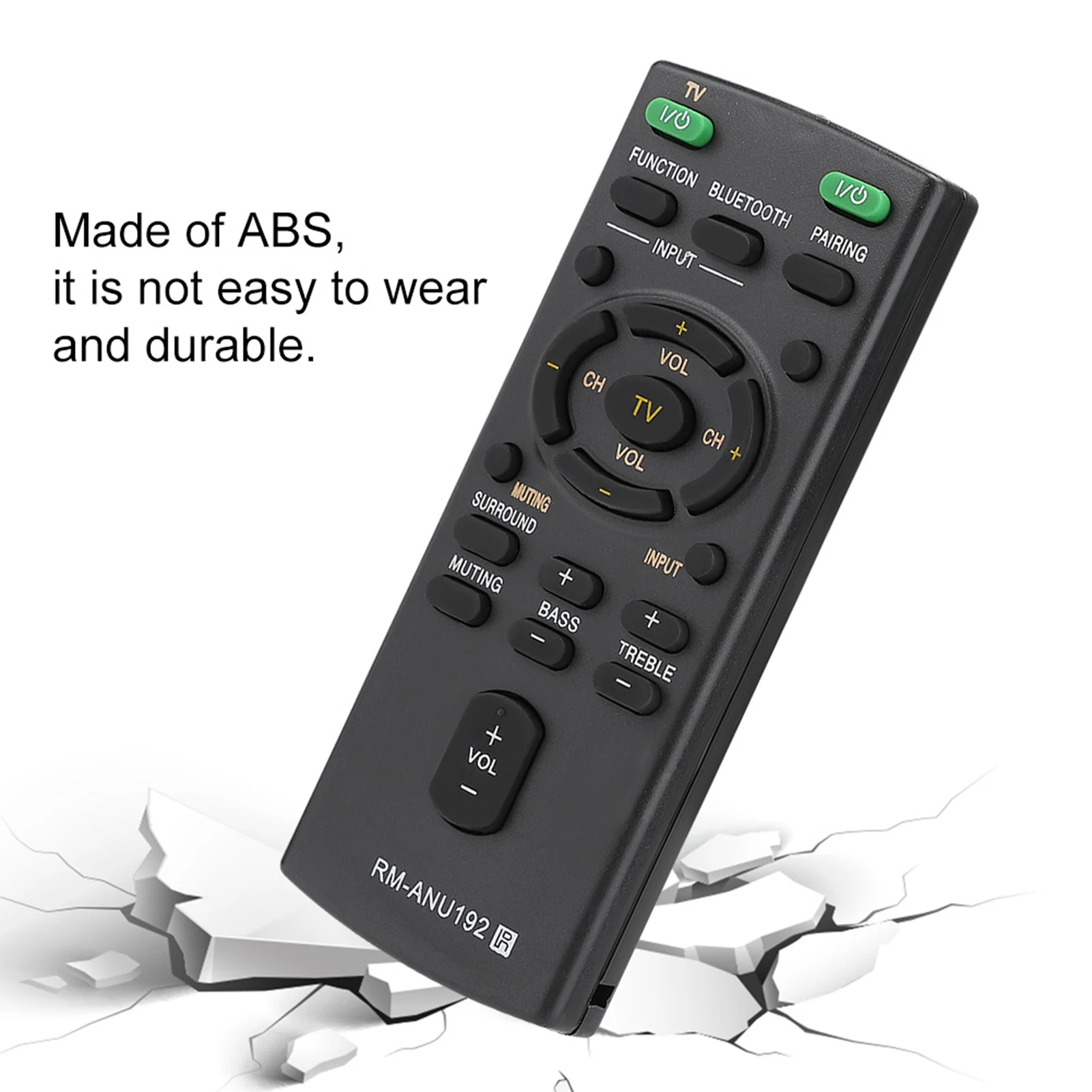 Remote Control For Sound Bar Replacement RM-ANU192 Remote Control For Sony Sound Bar SACT60BT HTCT60BT SSWCT60 Remote Control