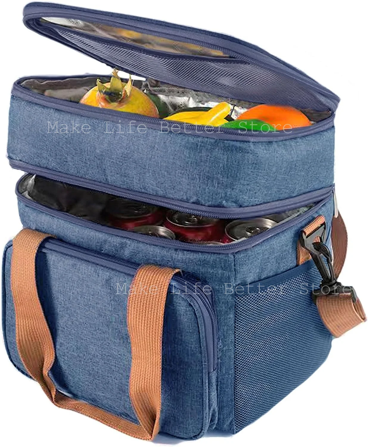 Lunchbag Leak Proof Lunch Backpack Portable Thermal Lunch Bag Keep Warm Thermal Fridge Backpack Camping Waterproof Meal Bag