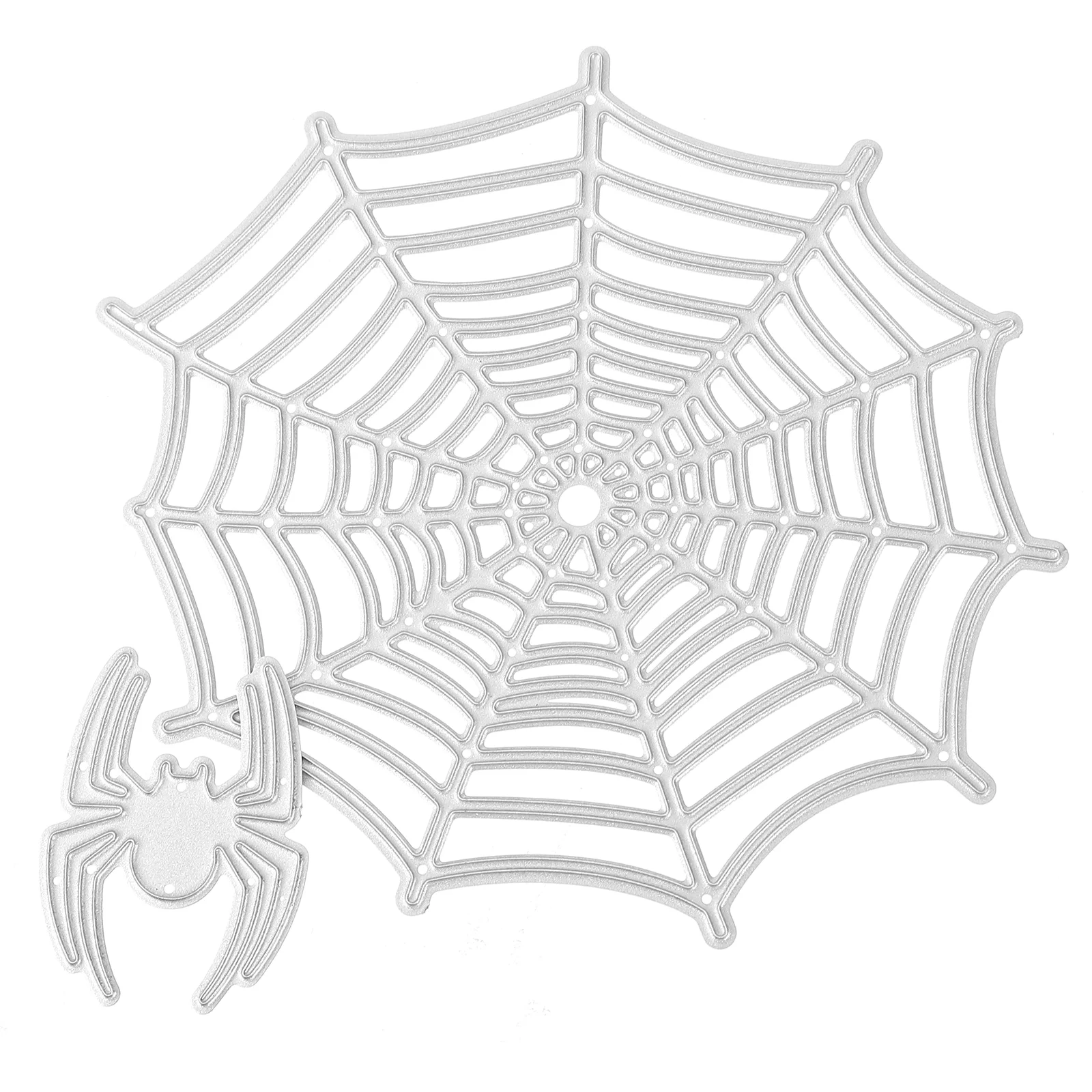 2 Pcs Spider Web Die Carbon Steel Cutting Dies Chic Halloween Embossing Template Metal Cuts