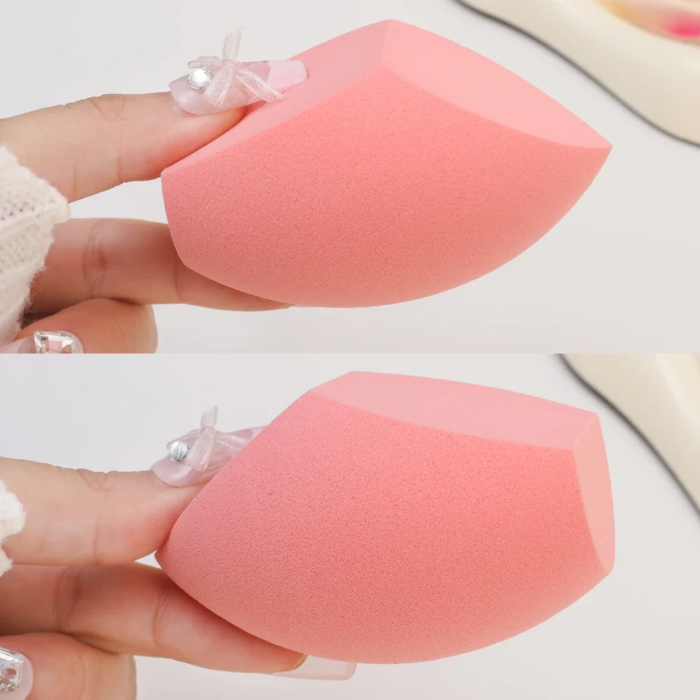 5pcs 자이언트 오버 사이즈 3 컷 뷰티 에그 뷰티 스펀지 파우더 에그 컨실러 파운데이션 드라이 웨트 사용 페이스 퍼프 메이크업 도구
