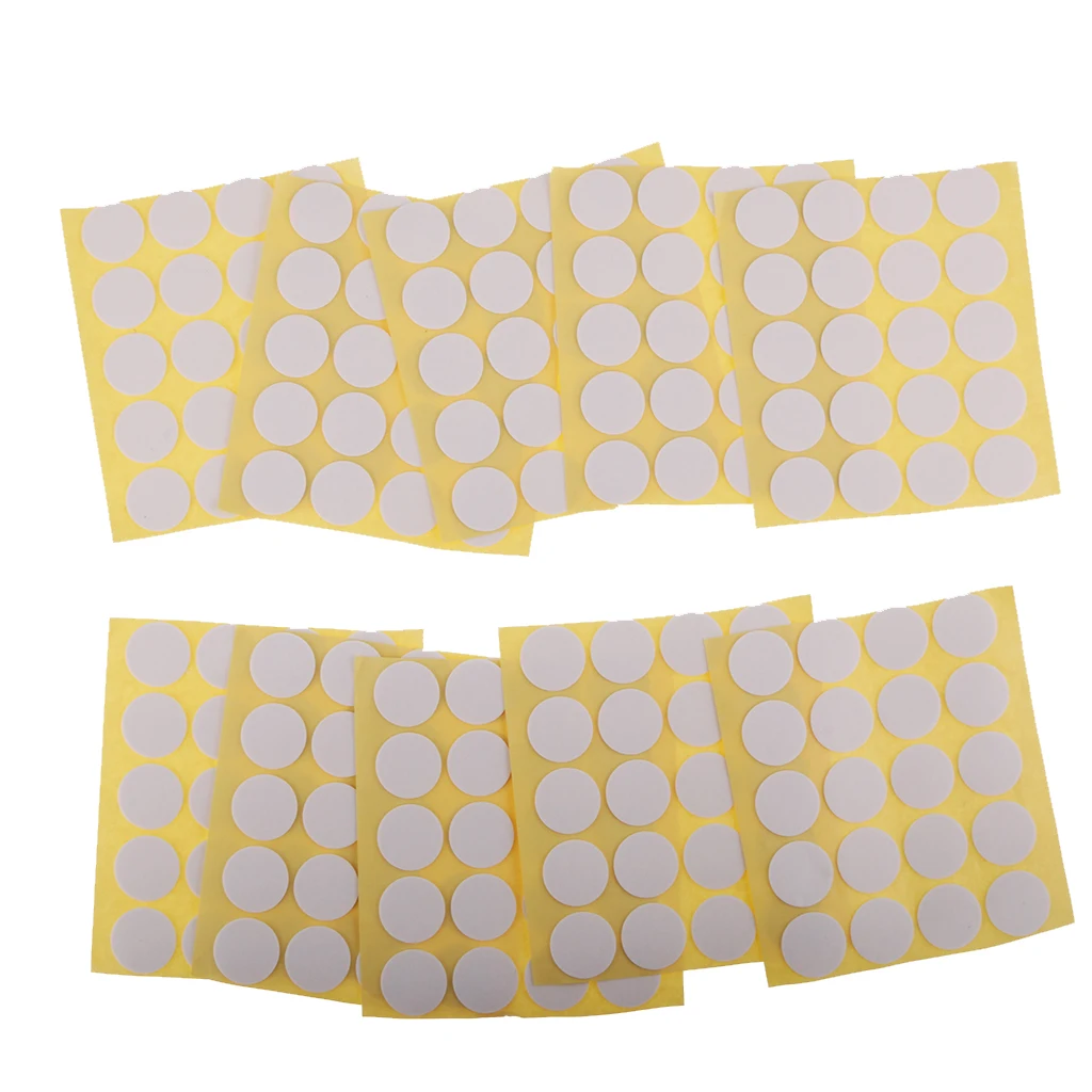 Pack of 200 Candle Wick Stickers Double-sided Adhesive Dots for Candle Making 20mm