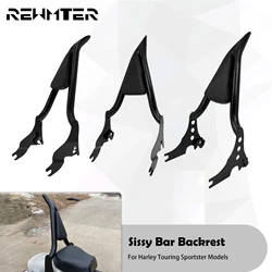 Motorcycle Detachable Rear Passenger Backrest Sissy Bar For Harley Touring Road King Street Electra Glide Sportster XL 2009-2023