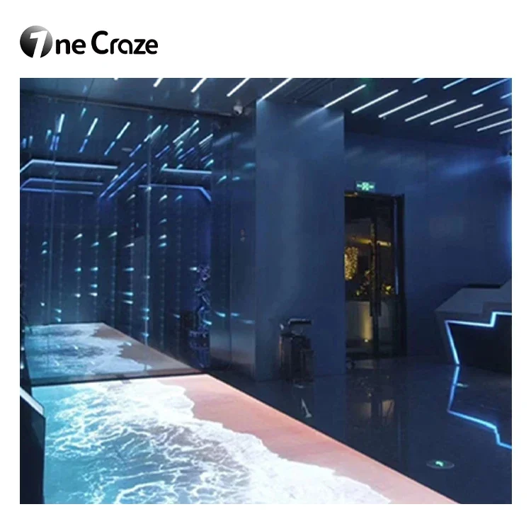 Indoor Outdoor Laser Interactive Floor Projection System Wall 3D Mapping Immersive Projection Interactive Projector Games