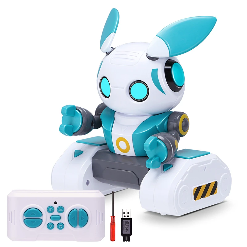 Robot télécommandé multifonction LED rechargeable 2.4GHz