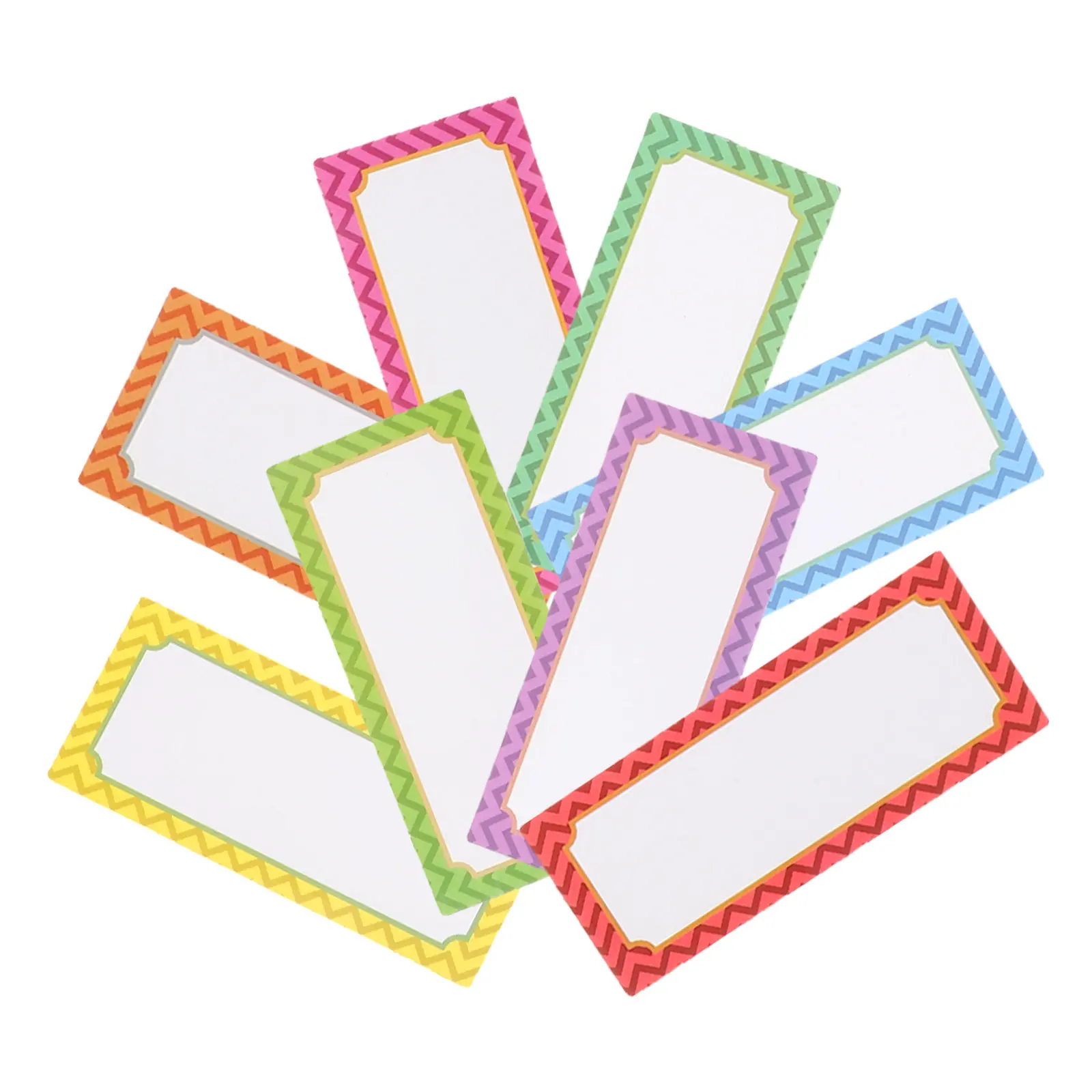 8Pcs 자기 이름표 드라이 지우기 라벨 화이트보드용 재사용 가능 쓰기 가능 빈 라벨 냉장고 자기 이름표