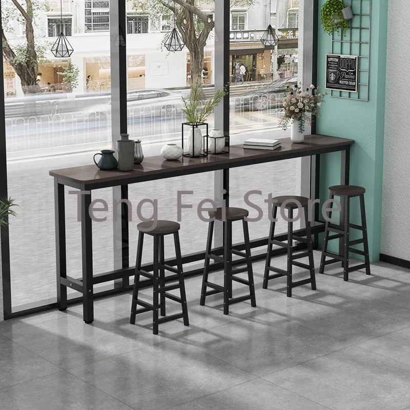 카운터 모던 럭셔리 바 테이블 높은 칵테일 사이드 레스토랑 야외 바 테이블 나이트 클럽, 와인 롱 메사 알타 가구 WK50BT 