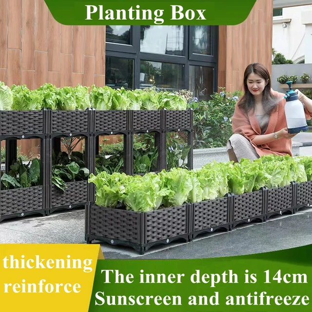 Big Garden Box Planters Steel Large Outdoor Plant Pots - AliExpress