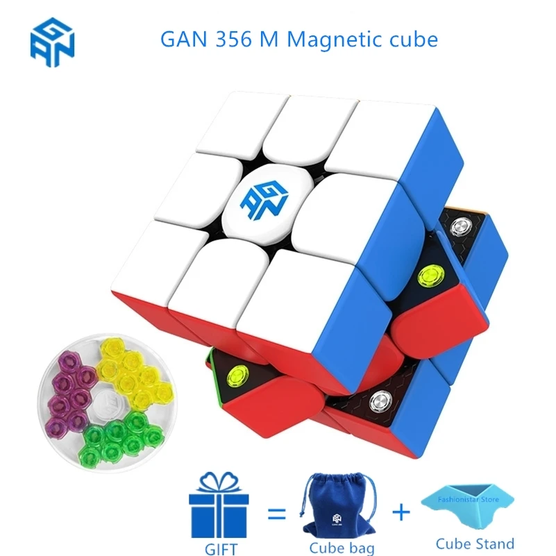 Gan 356 x v2 cubos mágicos magnéticos 3x3x3 profissional gan 356x