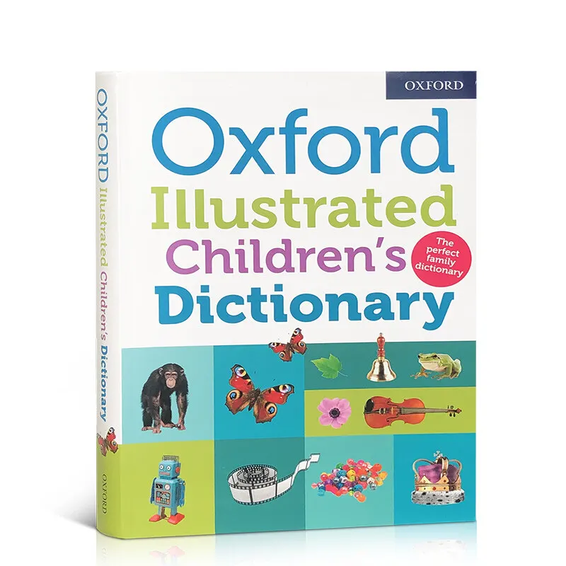 

Milu Original English Children's 2018 Oxford Illustrated Dictionary Learning Tool Book