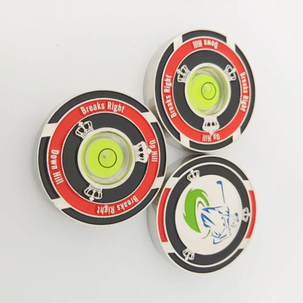 Golf Hat Clip Golf Ball Marker Green Reader High Precision Golf Slope Putting Level Meter Reading Aids Golf Accessories Supplies