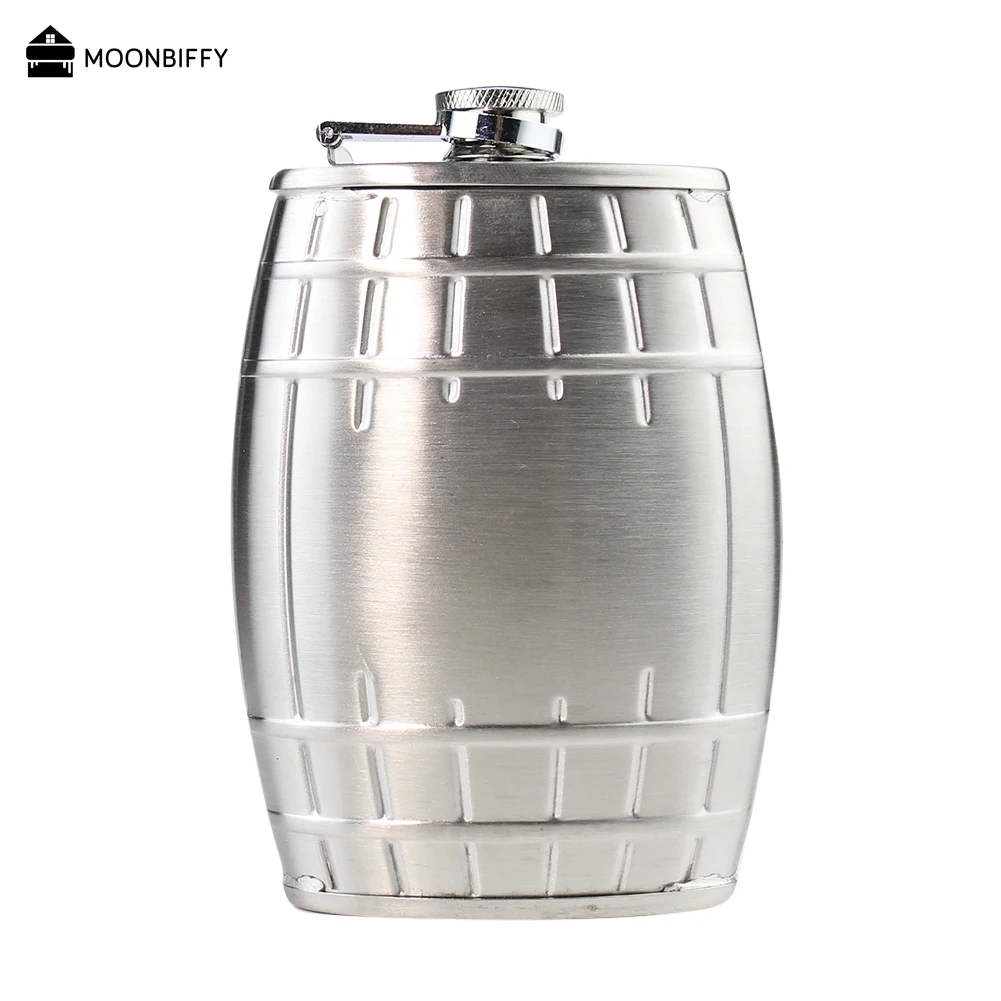 6oz Stainless Steel Creative Grenade Shape Hip Flask Portable Flagon