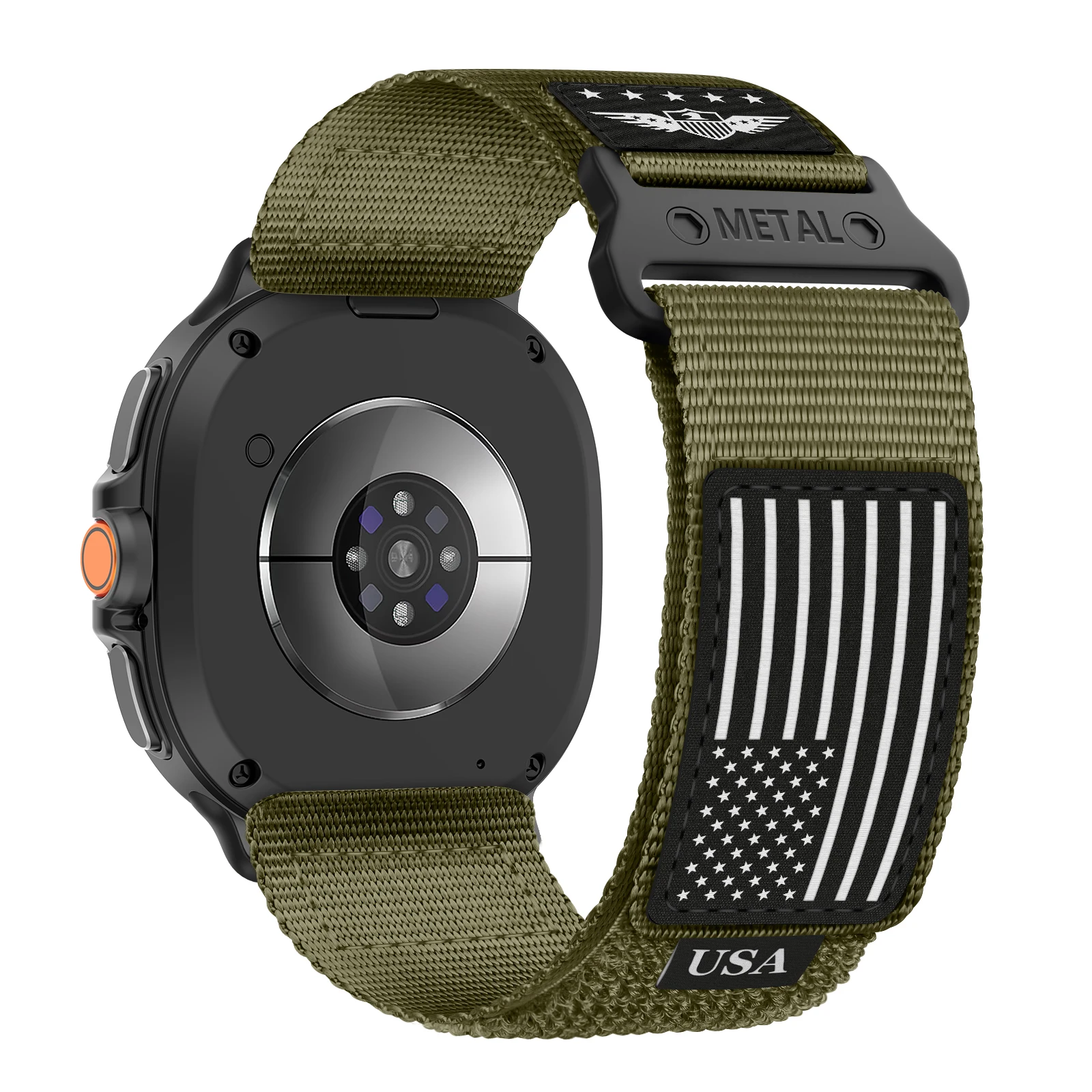 سوار نايلون متين لساعة سامسونج جالاكسي 8 حزام 44 م...