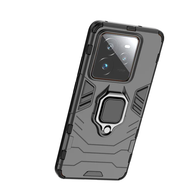 Shockproof Armor Protective Case with Magnetic Ring Stand