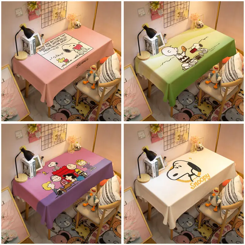 SnoopyCharlieBrownWoodstockCartoonCuteTableclothDiningTableMat
