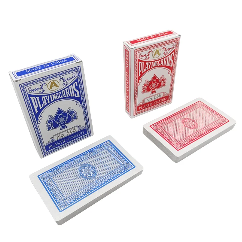 Grey Core Paper Poker King Deck Playing Cards Magic Tool Party Table Game 54 pieces/set playing cards poker set