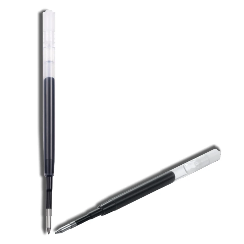 

424 Black Blue Gel Pen Refills Replacement for Metal Retractable Pen 10PCS