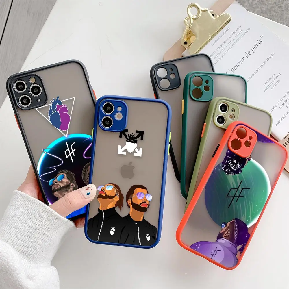 Pnl Coque En Silicone Matte Pour Iphone, Compatible Modèles 13, 12