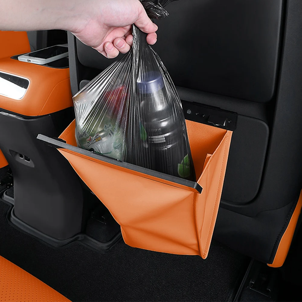 2024 2025 Leapmotor C10 C16 특수 쓰레기 봉투 내부 수정 제품 시트 백 자기 흡입 쓰레기 봉투