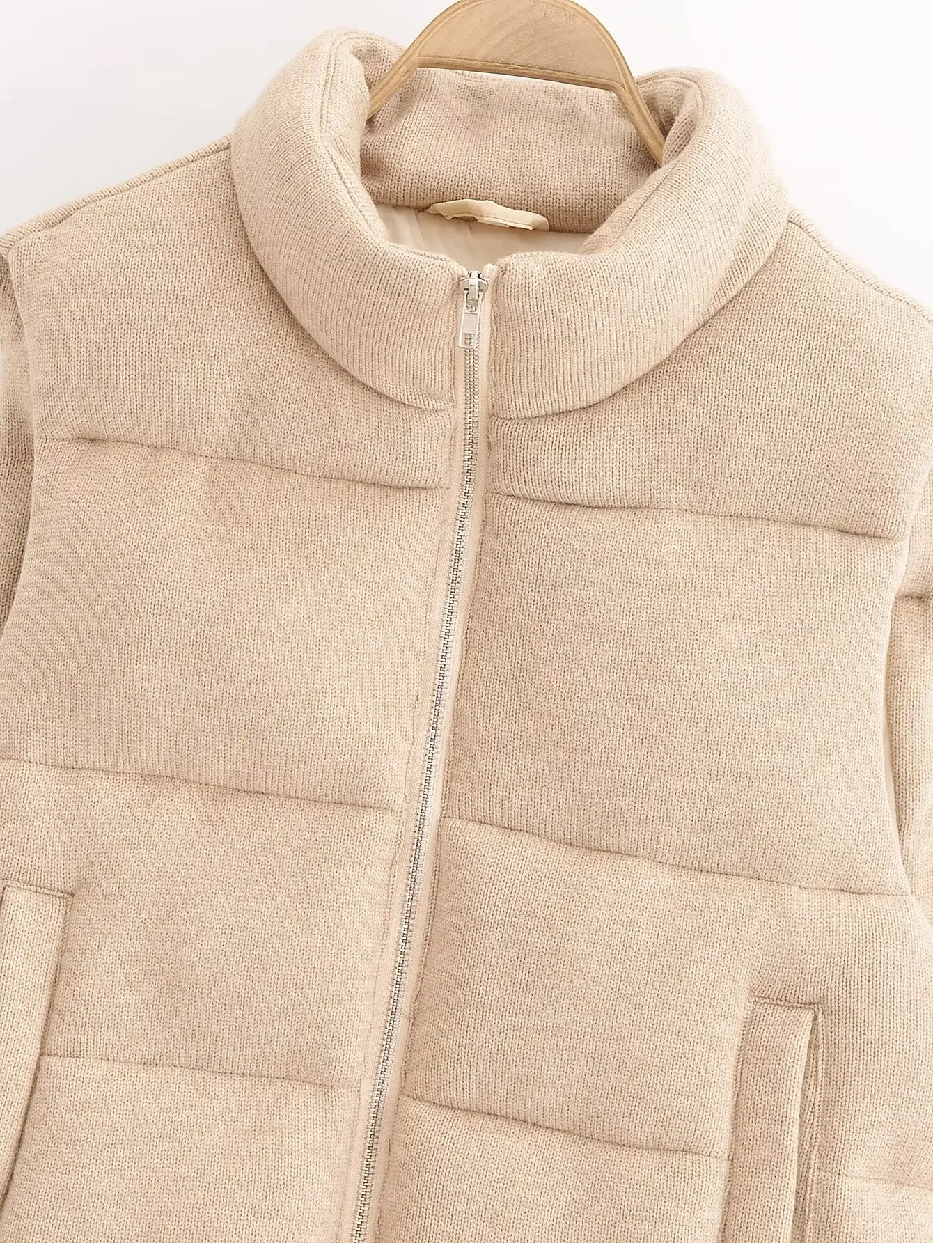 Women's Vest Parkas Jackets Coat Khaki Outwear Streetwear Fashion Elegant Sleeveless Tops Solid With Zipper Waistcoat Woman Coat