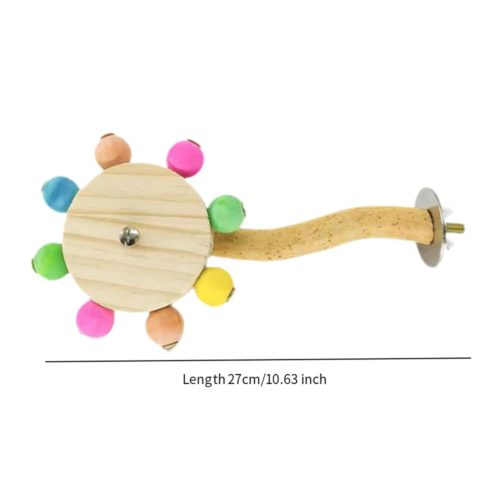 Colourful Parrot Toy Activity Wood Perch Parrot Colorful Toy for Budgerigar Colourful Parrot Toy Activity Wood Perch Parrot Colorful Toy for Budgerigar