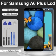 Catteny Amoled A6 Plus Display For Samsung Galaxy A6 2018 LCD With Touch Panel Screen Digitizer A605 Assembly With Tools