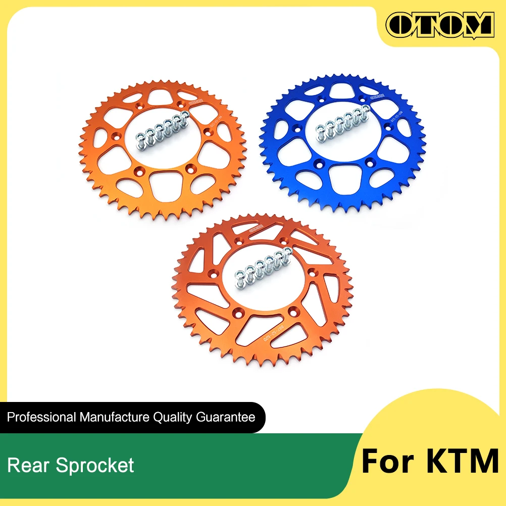 

OTOM 52T Motorcycle Rear Sprocket 7075 Aluminum Chain Plate Accessories For KTM SX SXF XC XCF XCW EXC MXC HUSQVARNA FC FE TC FX