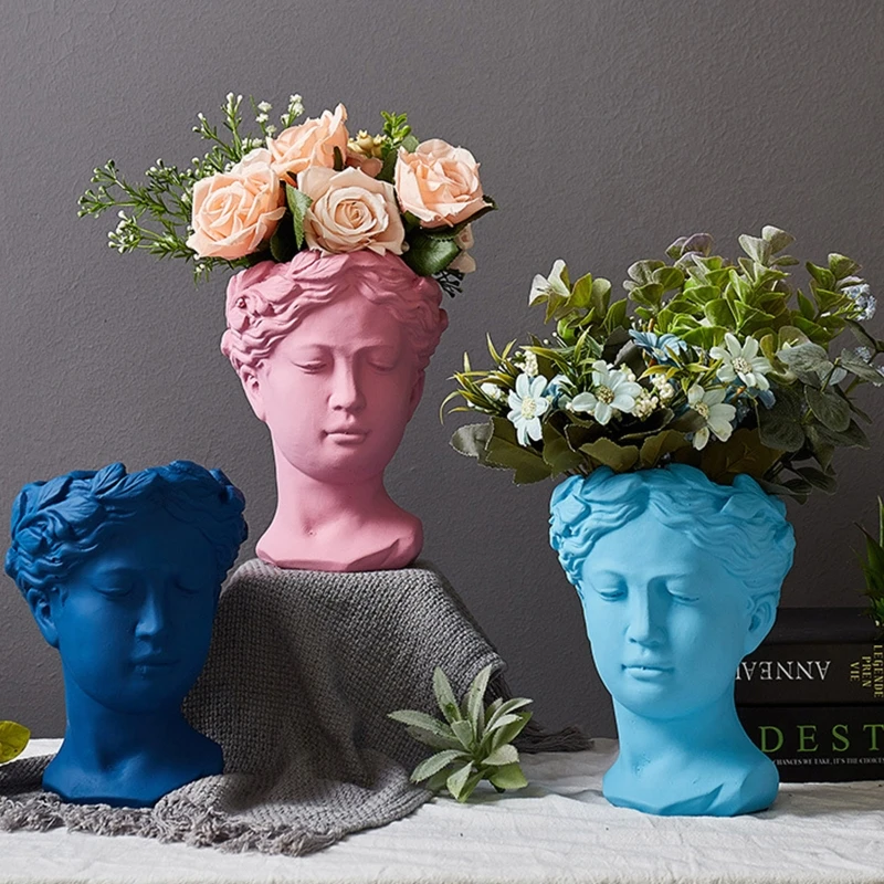 

Y51E цветочный горшок для суккулентов, силиконовая форма из смолы, подходит для DIY сада, бетонный цветочный горшок, подсвечник,