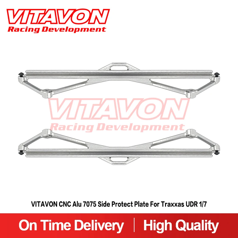 Piastra Di Protezione Laterale Vitavon Cnc Alu 7075 Per Traxxas Udr 1/7