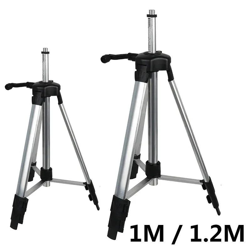 1M/1.2M/1.5M Laser Level Tripod Laser Tripod Adjustable Height for Laser Level  Tripod Aluminum Alloy Self leveling Tripod