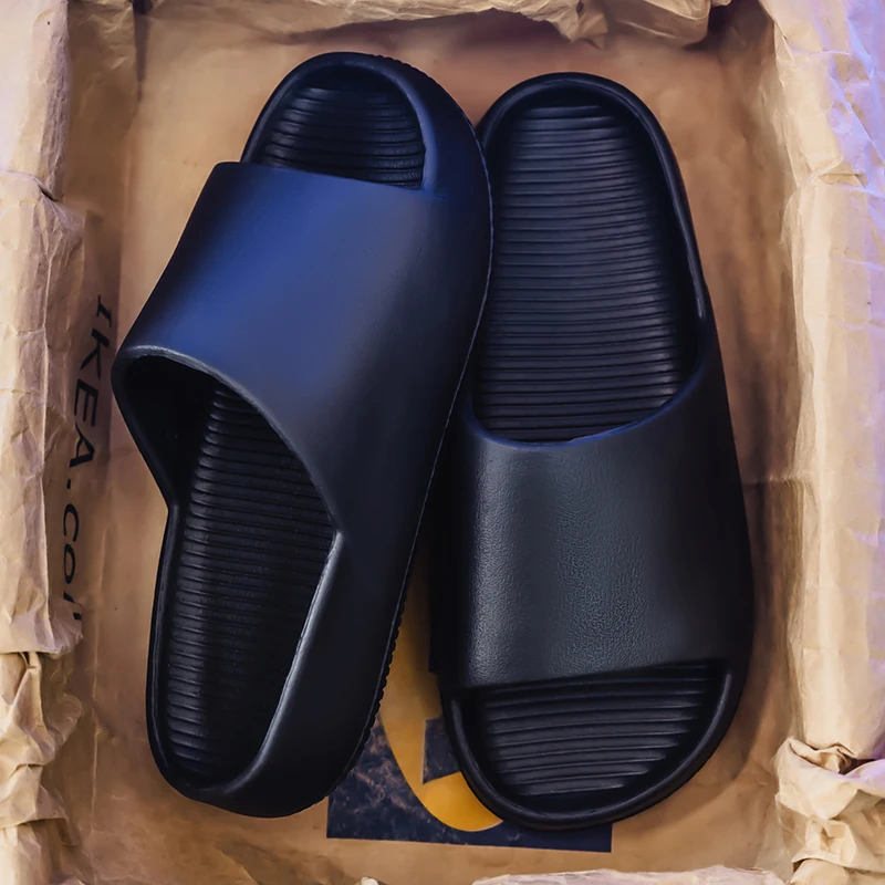 Cloud Slippers for Men Flip Flops Beach Sandals Bathroom Non-Slip Slides Men Women Slippers Indoor House Shoes Male Slipper