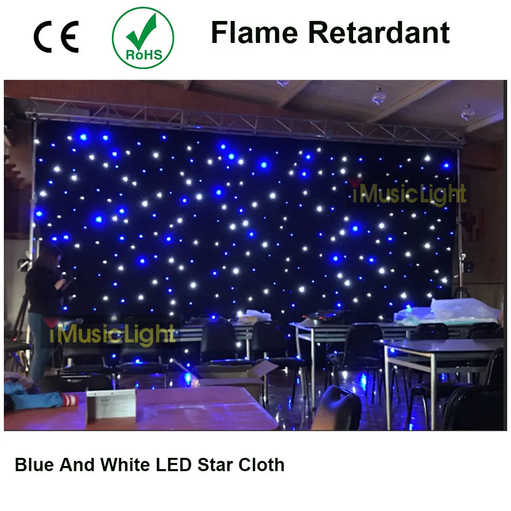 WISFOR 6m×3m Rideau, rideau de mariage Fond de rideaux en